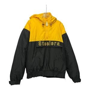 Vintage Game Day NFL Pittsburg Steelers Pull Over 1/4 Zip Jacket...Large